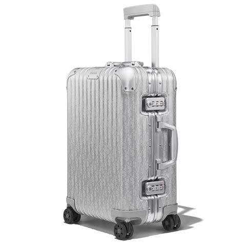 dior men rimowa|Rimowa Dior carry on.